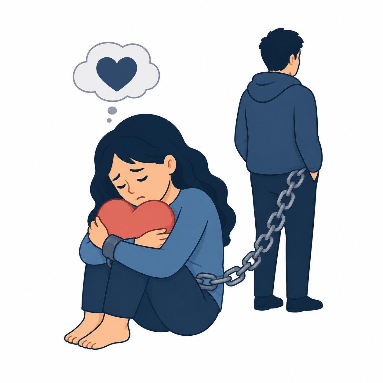 Dependencia emocional o excesiva autosuficiencia